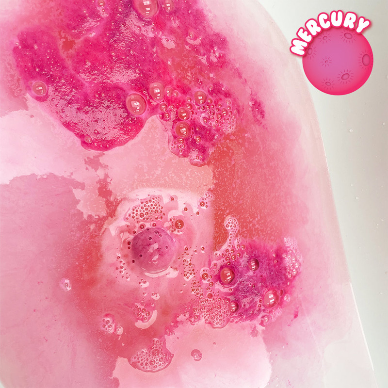 Pack de 9 bombas de baño Sistema Solar