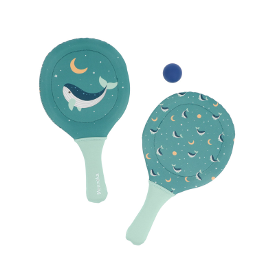 Palas de Playa Neopreno Whale Teal