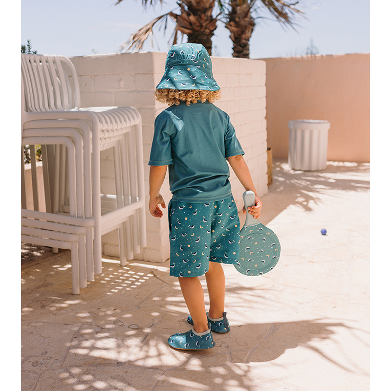 Palas de Playa Neopreno Whale Teal
