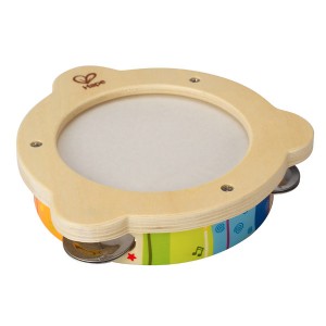 Pandereta de madera Multicolor