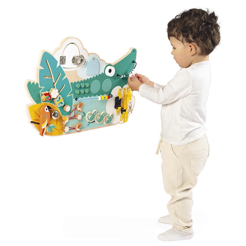 Painel de Actividades Busy Board Crocodilo