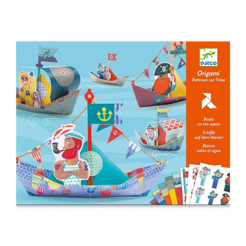 Papiroflexia Origami Barcos flotantes