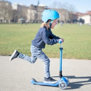 Patinete Primo Rosa Plegable y con Luces