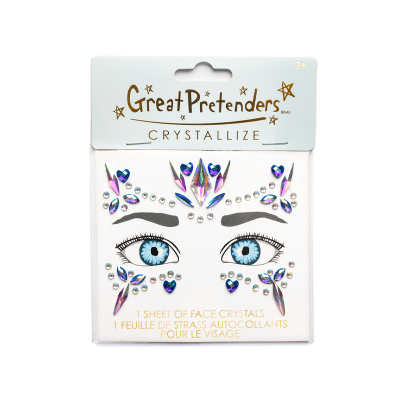 Adesivos Brilhantes para o rosto da Princesa do Gelo