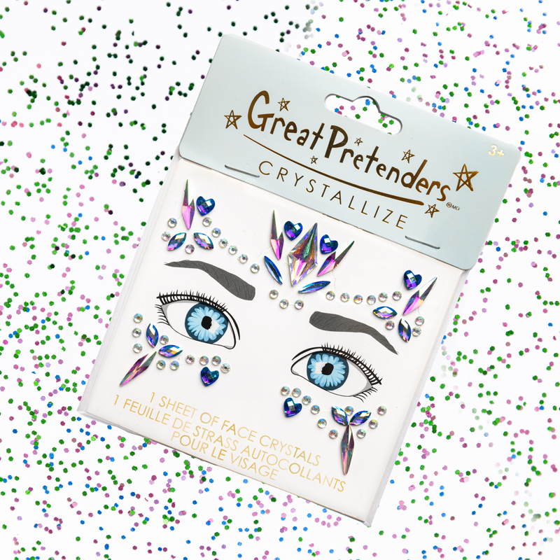 Adesivos Brilhantes para o rosto da Princesa do Gelo