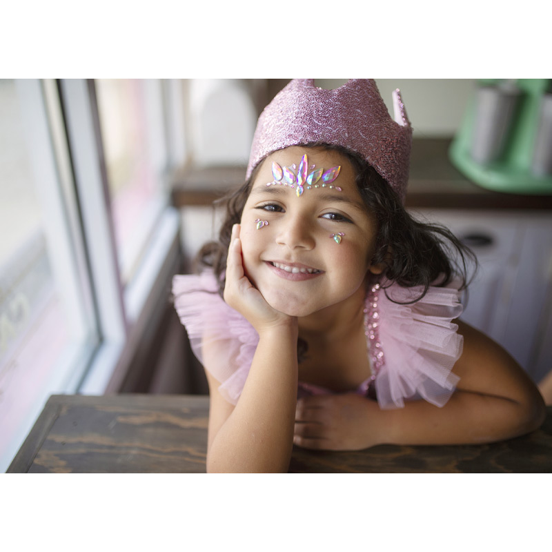 Autocolantes brilhantes para o rosto unicórnio