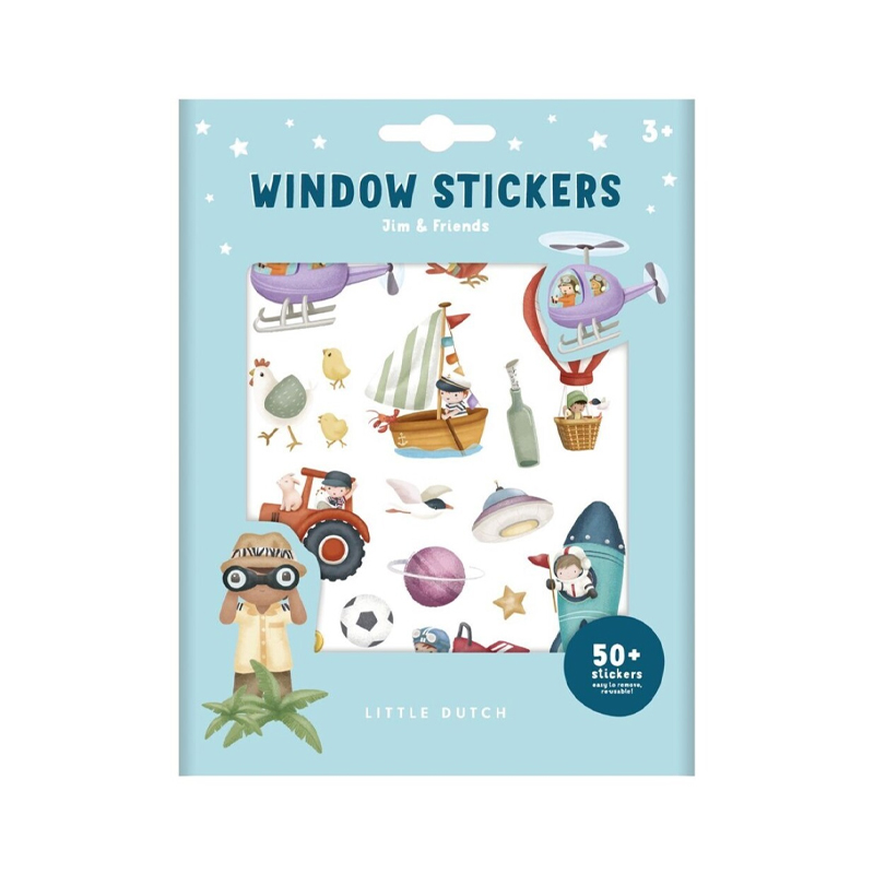 Pegatinas de Ventana Jim & Friends