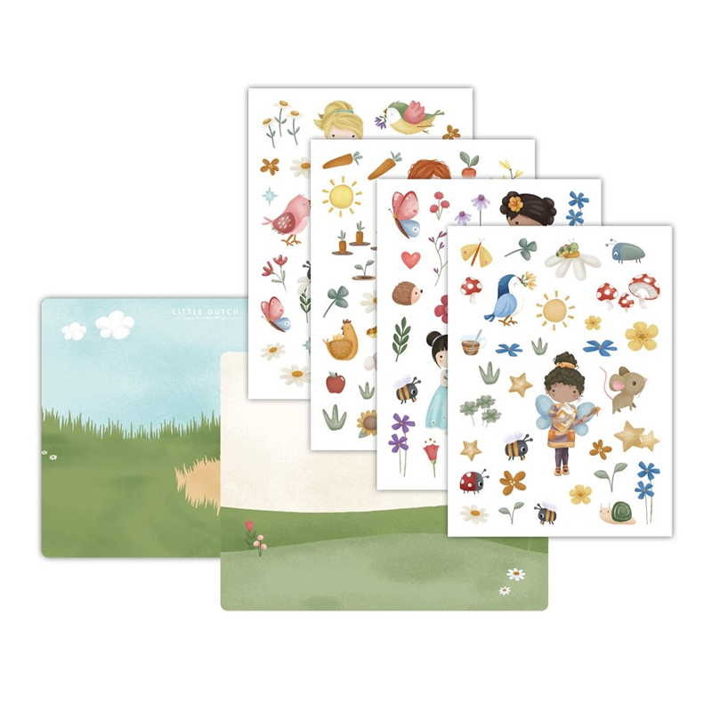 Pegatinas de Ventana Rosa & Friends