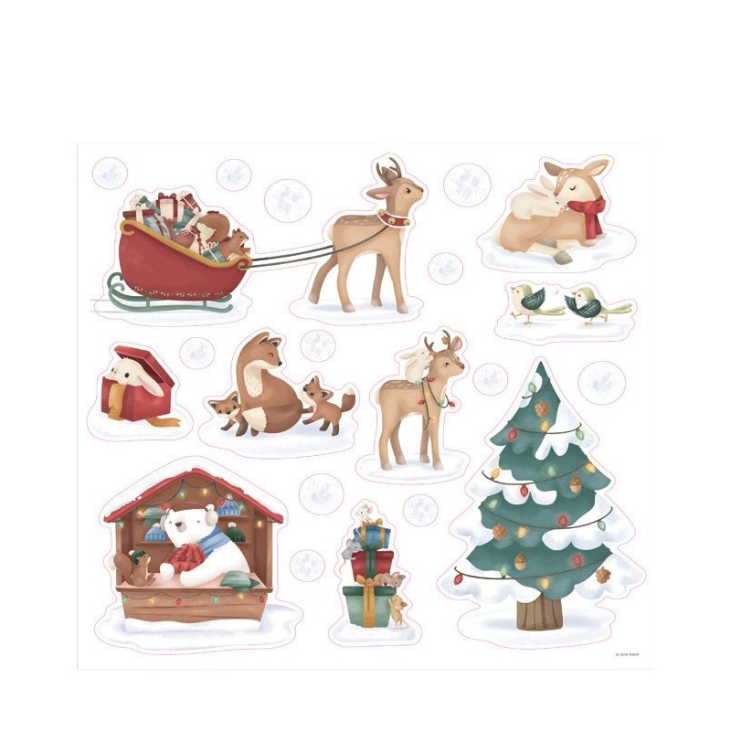 Autocolantes Grandes para Janelas Natal