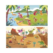 Autocolantes Reposicionávei Dinossauros