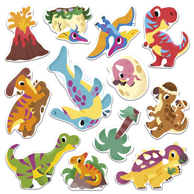 Autocolantes Reposicionávei Dinossauros