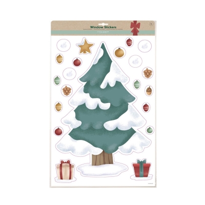 Pegatinas para Ventana Gran Árbol de Navidad Pegatinas para Ventana Gran Árbol de Navidad