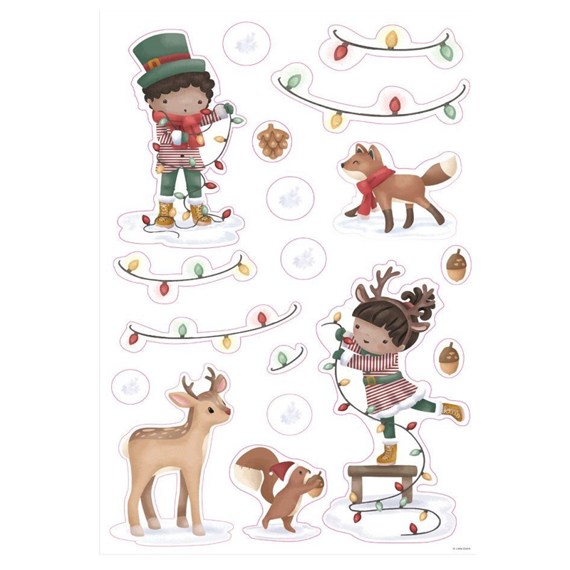 Pegatinas para Ventana Gran Árbol de Navidad