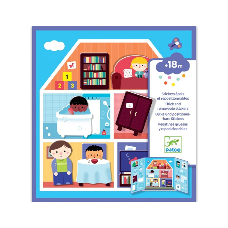 Autocolantes Reposicionávei A casa