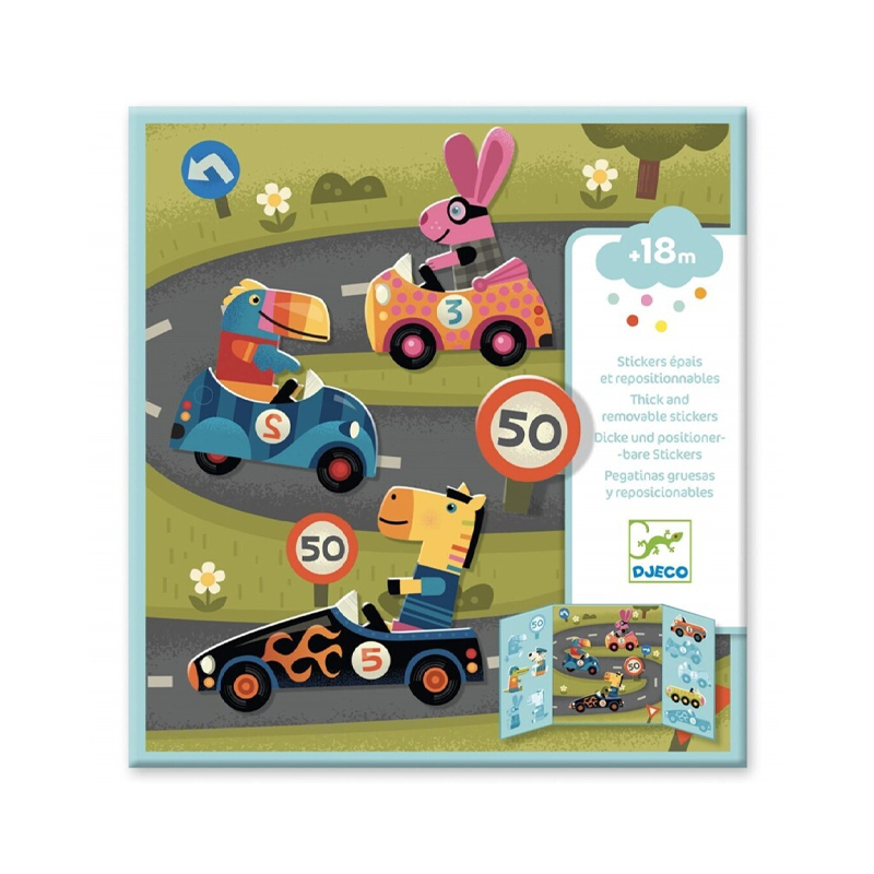 Autocolantes Reposicionávei Os Carros