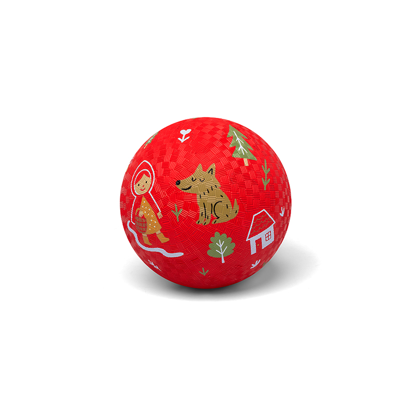 Pelota Caucho Natural Caperucita Roja 13CM