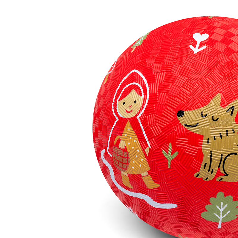 Pelota Caucho Natural Caperucita Roja 13CM