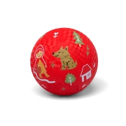 Pelota Caucho Natural Caperucita Roja 18CM