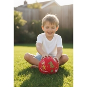 Pelota Caucho Natural Caperucita Roja 18CM