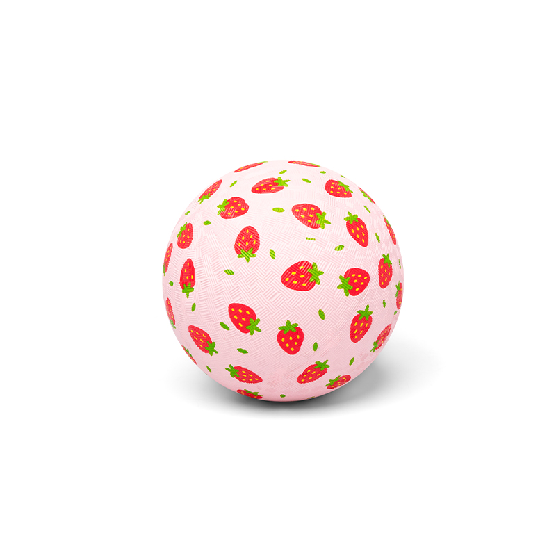 Pelota Caucho Natural Fresas 13CM