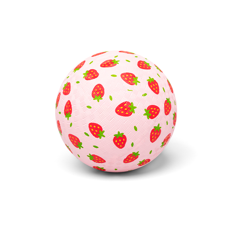 Pelota Caucho Natural Fresas 18CM