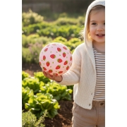 Pelota Caucho Natural Fresas 18CM
