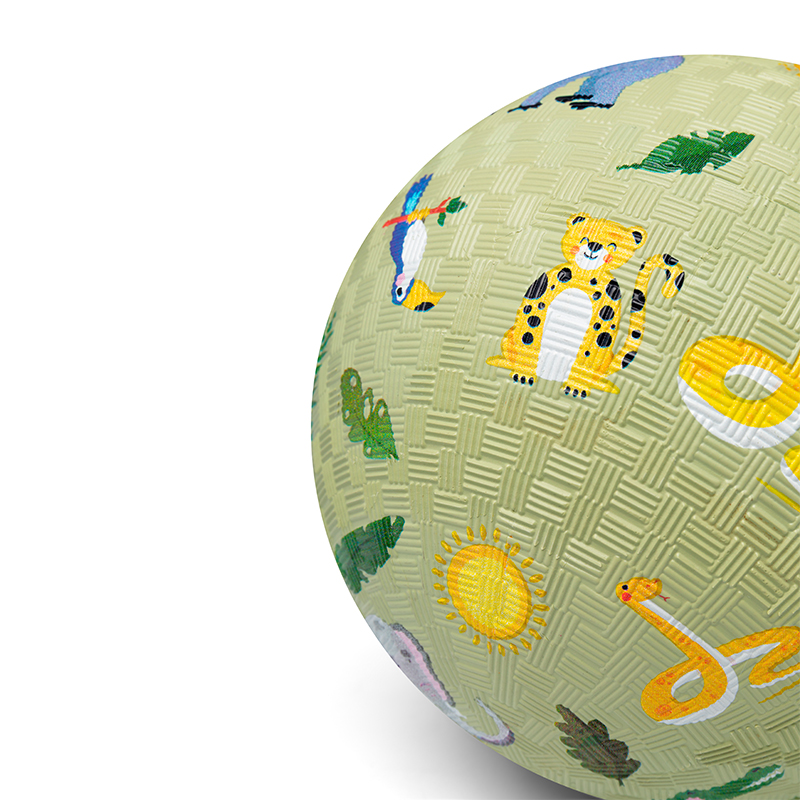 Pelota Caucho Natural - Jungla 13CM
