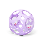 Pelota con Sonajero y Mordedor Lila