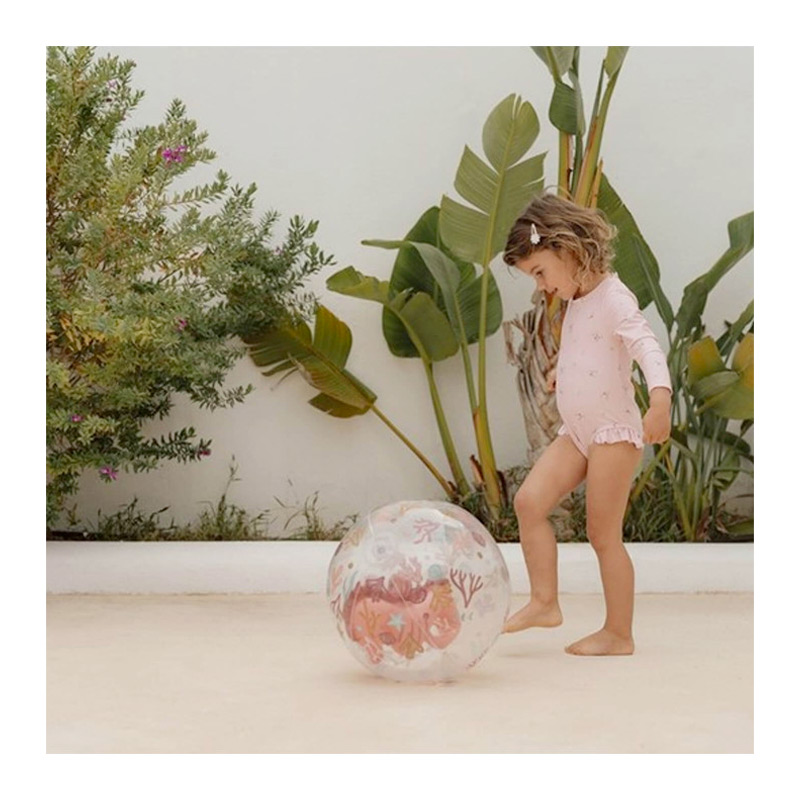 Bola de Praia 3D Cavalo-marinho Ocean Dreams Cor-de-rosa