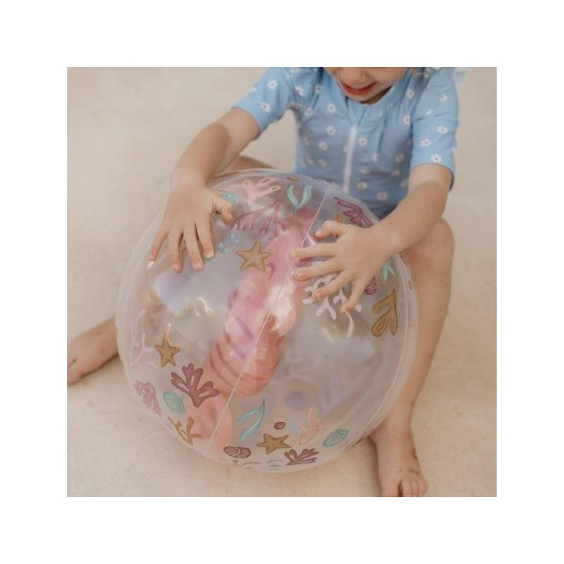 Bola de Praia 3D Cavalo-marinho Ocean Dreams Cor-de-rosa