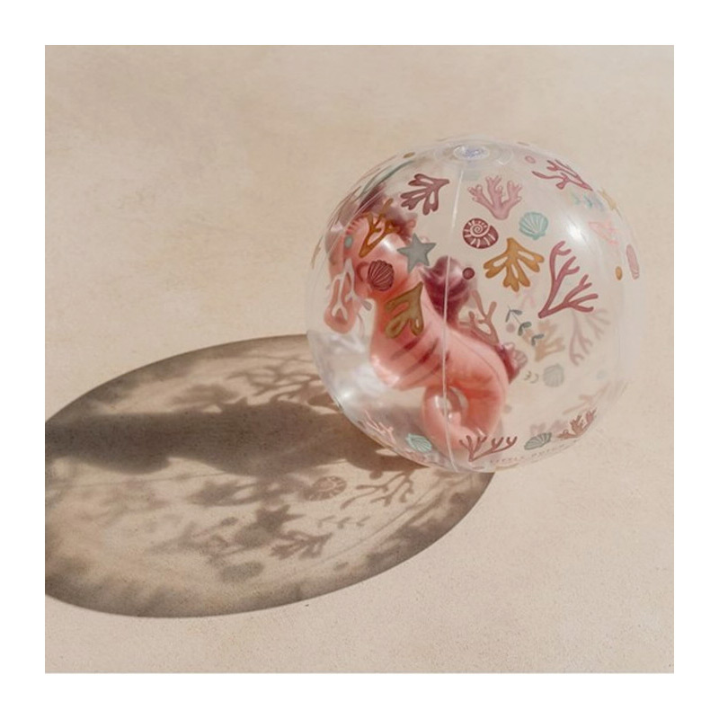 Bola de Praia 3D Cavalo-marinho Ocean Dreams Cor-de-rosa