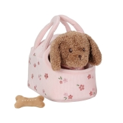 Cão Peluche Jackie com Bolsa