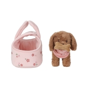 Cão Peluche Jackie com Bolsa