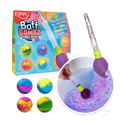 Pincel Mágico con 4 Bombas de Baño