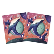 Pintura 3D Puntillisimo Animales Cósmicos