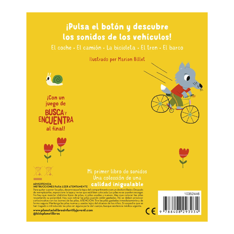 ¡Pip, piip! Mi primer libro de sonidos