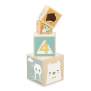 Pirámide de 6 Cubos de Madera Pure