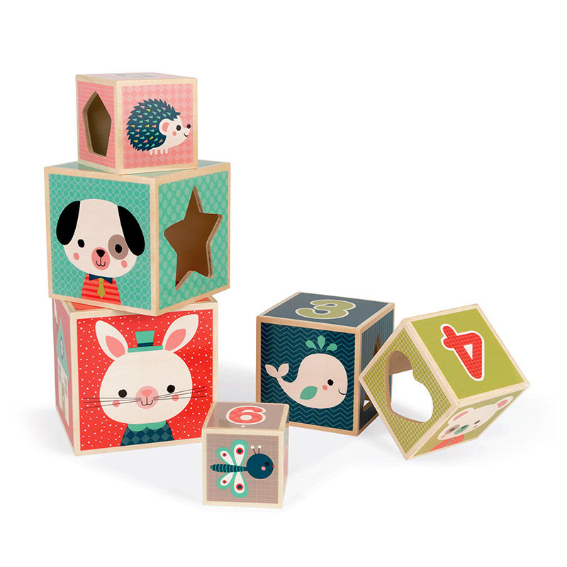 Pirámide de Cubos Baby Forest