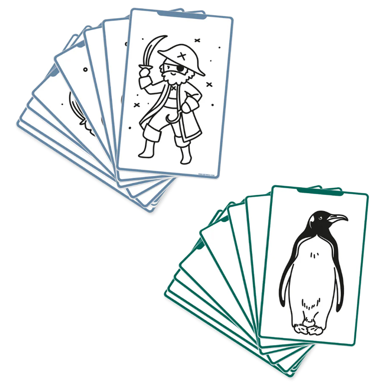 Plantillas Kidydraw Mini Animales y Piratas