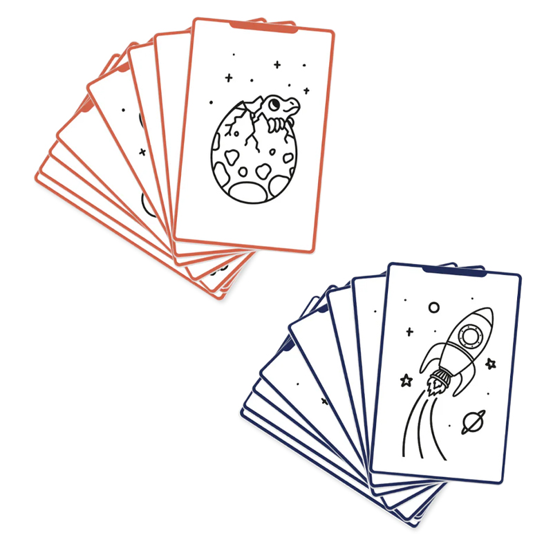 Plantillas Kidydraw Mini Dinosaurios y Galaxia