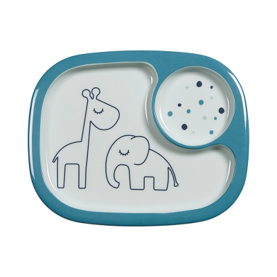 Plato con Compartimentos Dreamy Dots Azul Plato con Compartimentos Dreamy Dots Azul