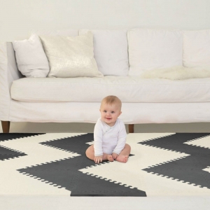 Playspot: Alfombra de Juego Blanco y Negro