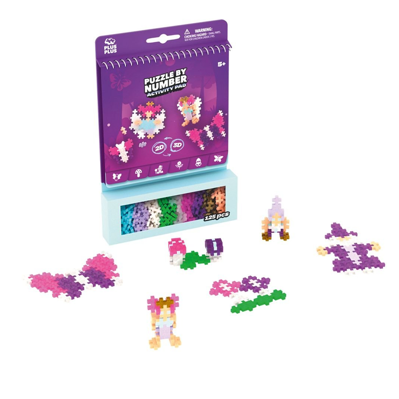 Plus-Plus Activity Pad: Bosque Encantado 125 piezas