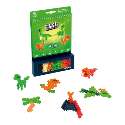Plus-Plus Activity Pad: Dinosaurios 125 piezas