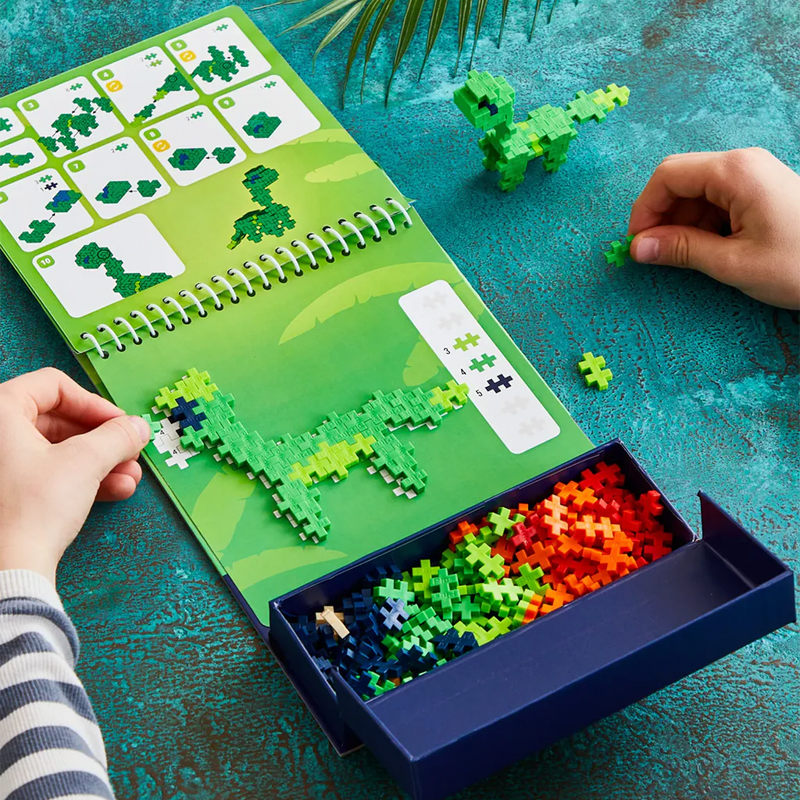 Plus-Plus Activity Pad: Dinosaurios 125 piezas