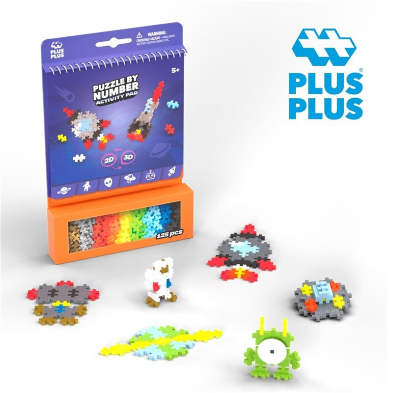Plus-Plus Activity Pad: Espaço 125 peças