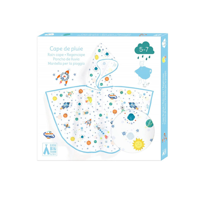 Capa de chuva Foguete 5-7 anos