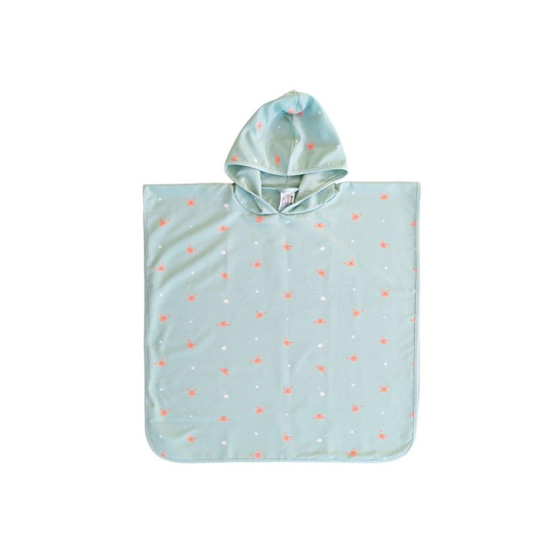 Poncho de Playa Crab Sage