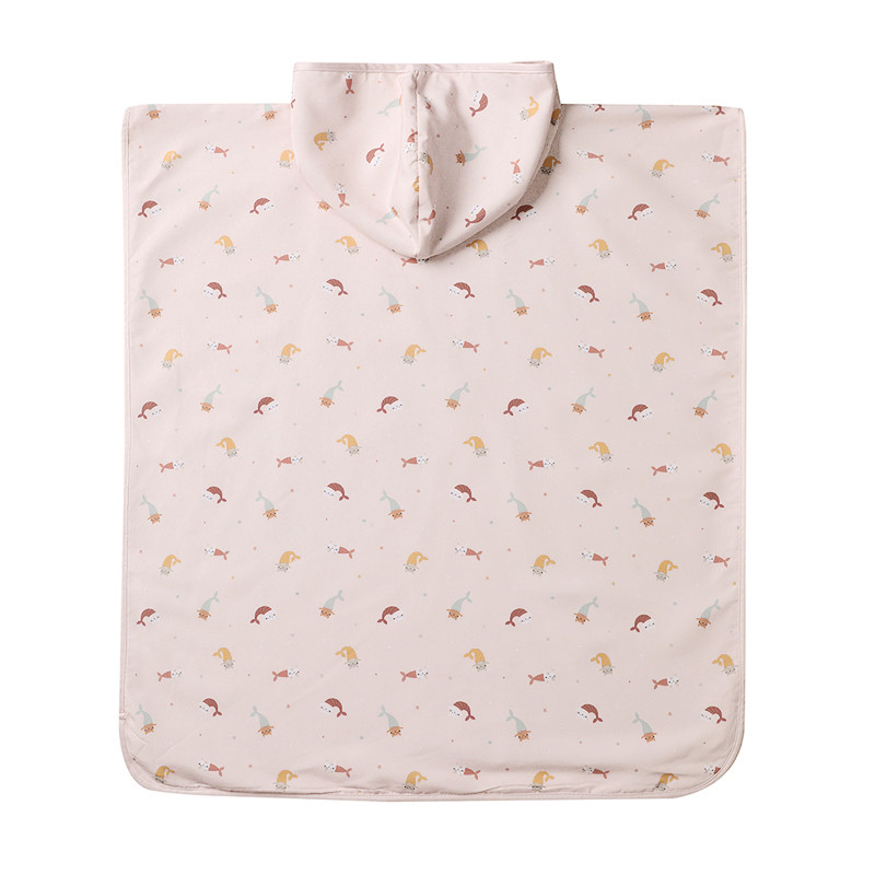 Poncho de Playa Mermaid Cats Talla M