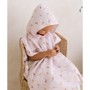 Poncho de Playa Mermaid Cats Talla S